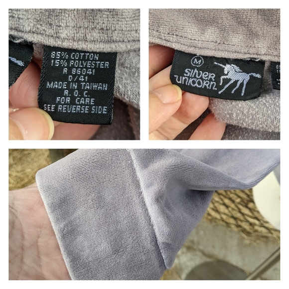 Vintage Silver Pony Velour Polo - Picture 3 of 3